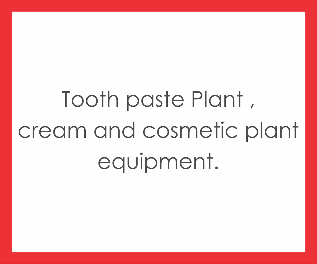 Tooth paste and Plant